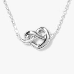 Kate Spade “love me knot” Silver Necklace
